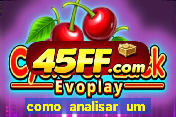 como analisar um jogo de futebol para apostar